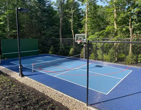 image of pickleball and basketball court 30x60 Wellesley