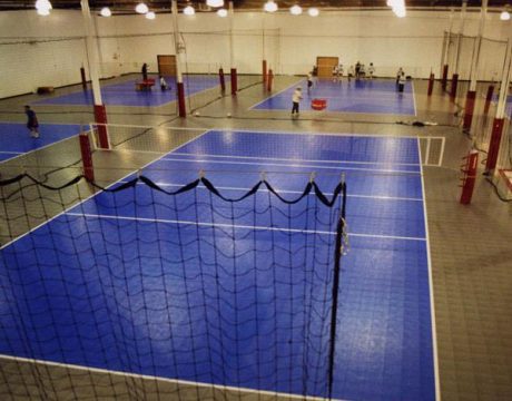 Training volleyball courts