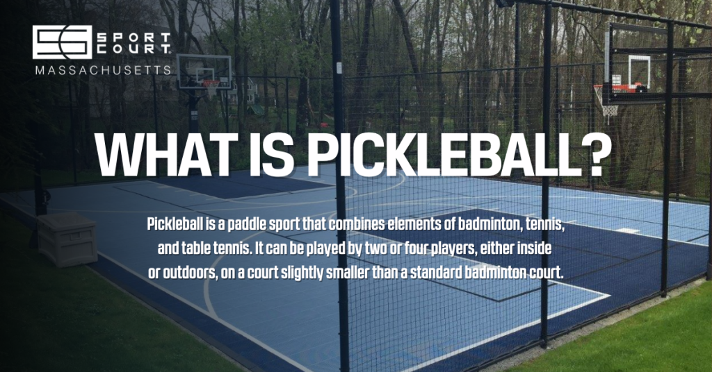 Graphic explaining what pickleball is