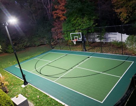 image of basketball and pickleball court 28x50 Andover