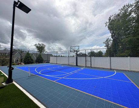 image of basketball and pickleball court 30x60 Bedford, NH
