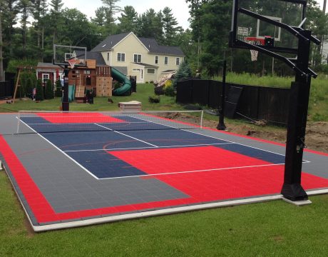 image of basketball and pickleball court 30x60 Foxboro