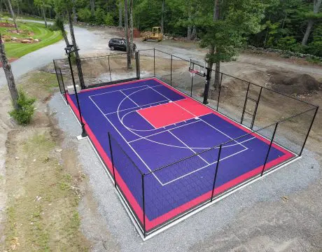 image of basketball and pickleball court 32x55