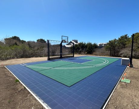 image of basketball and pickleball court 30x50 Nantucket