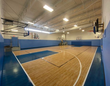 image of basketball and volleyball court Salisbury B&G club