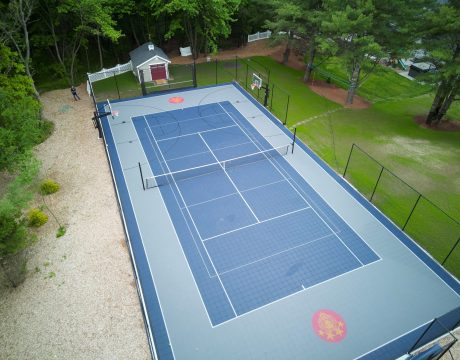 image of basketball, tennis and volleyball court 54x108 Sharon