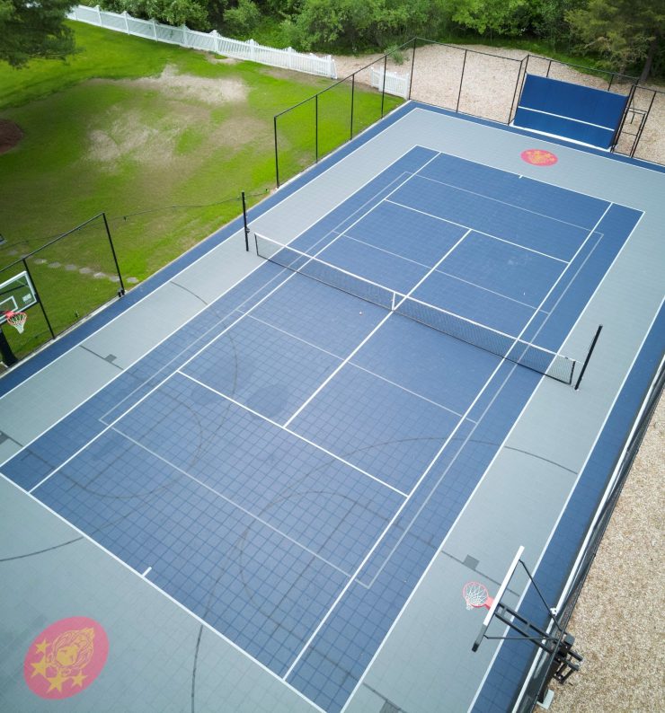 image of basketball tennis and pickleball court 50x100 Sharon
