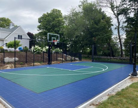 image of basketball and pickleball court 30x50 Scituate